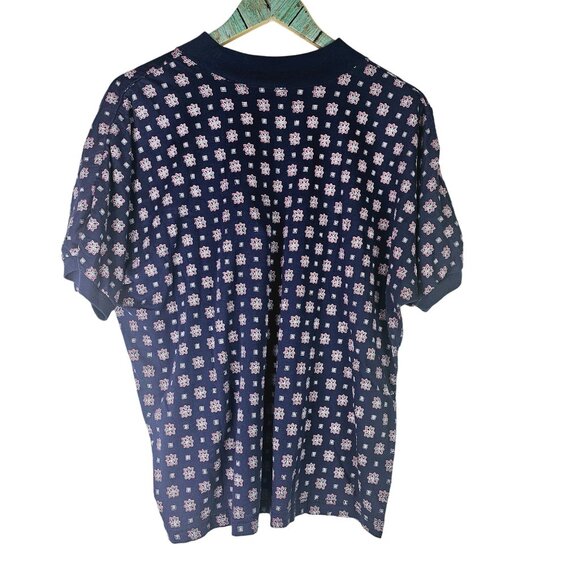 Vtg Original Venezia Sportswear Lane Bryant Floral Burst Short Waist Top, 18/20 - Picture 6 of 7